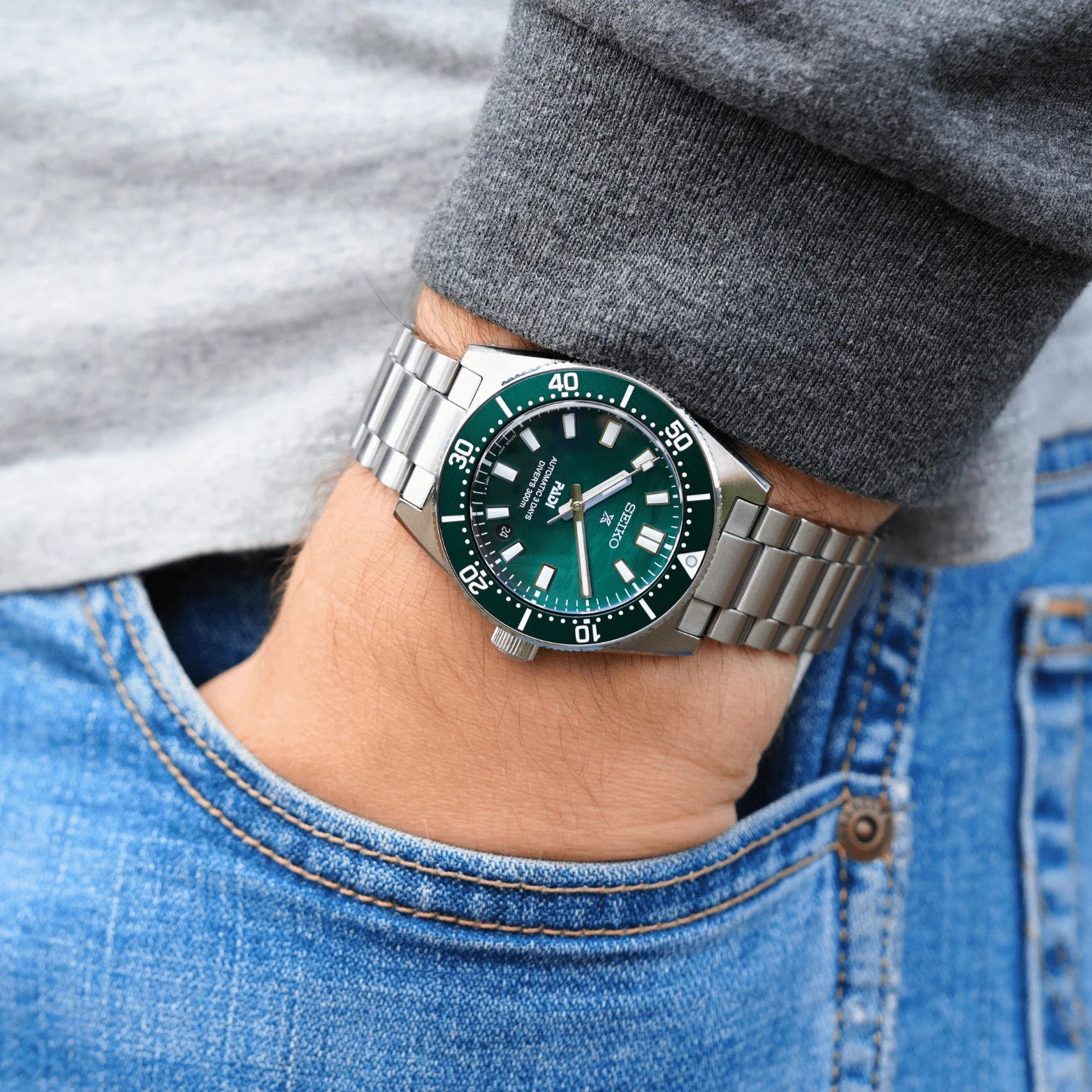Relogio pulso H. aço p/aço Seiko SPB501J1