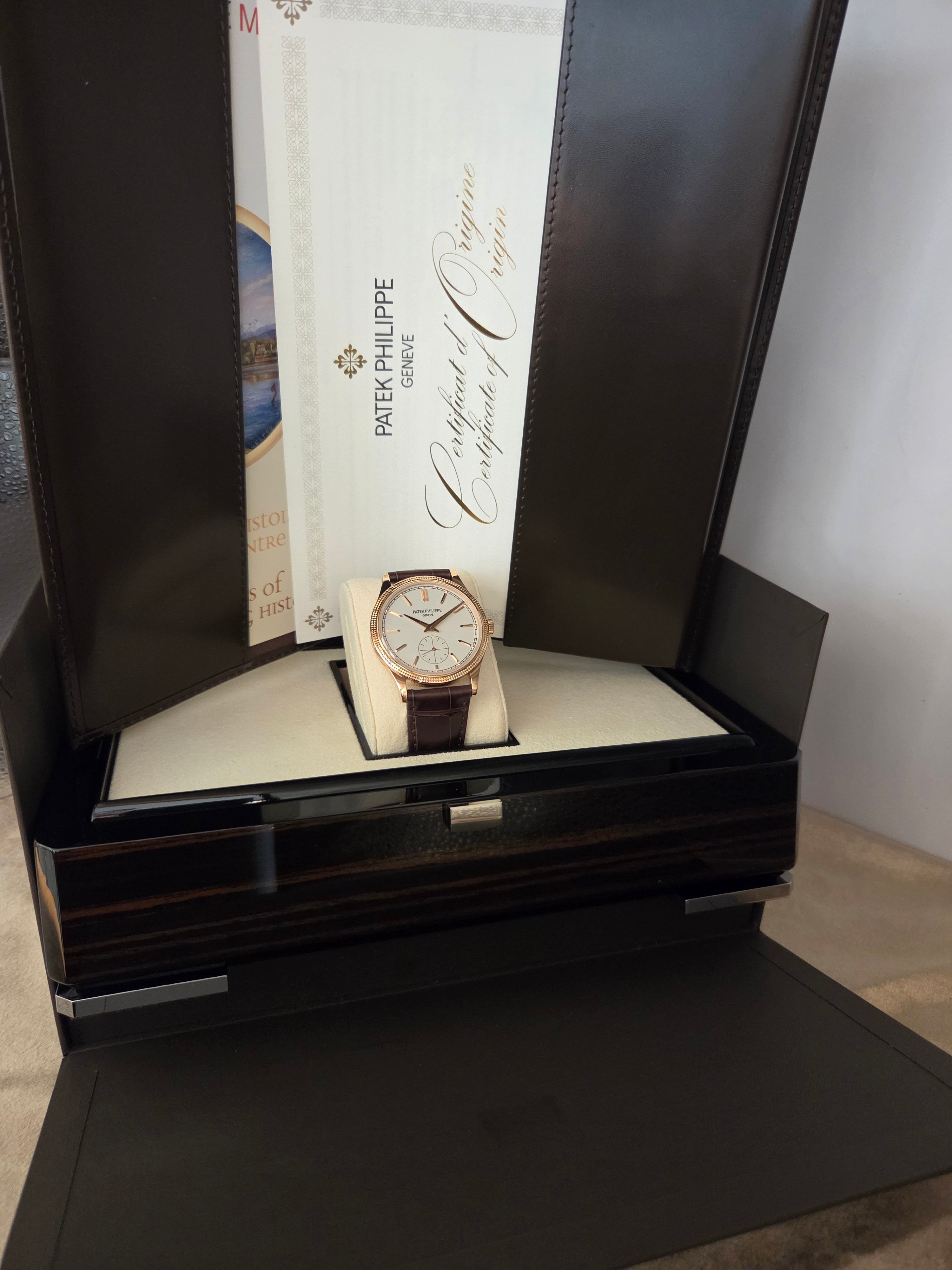 Relógio pulso em ouro Patek Philippe Calatrava refª 6119R