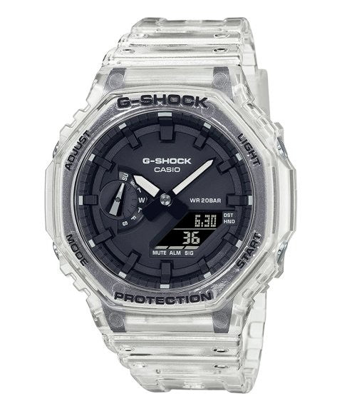 Rel p c/ p borracha andigi Casio GA-2100SKE-7A7ER