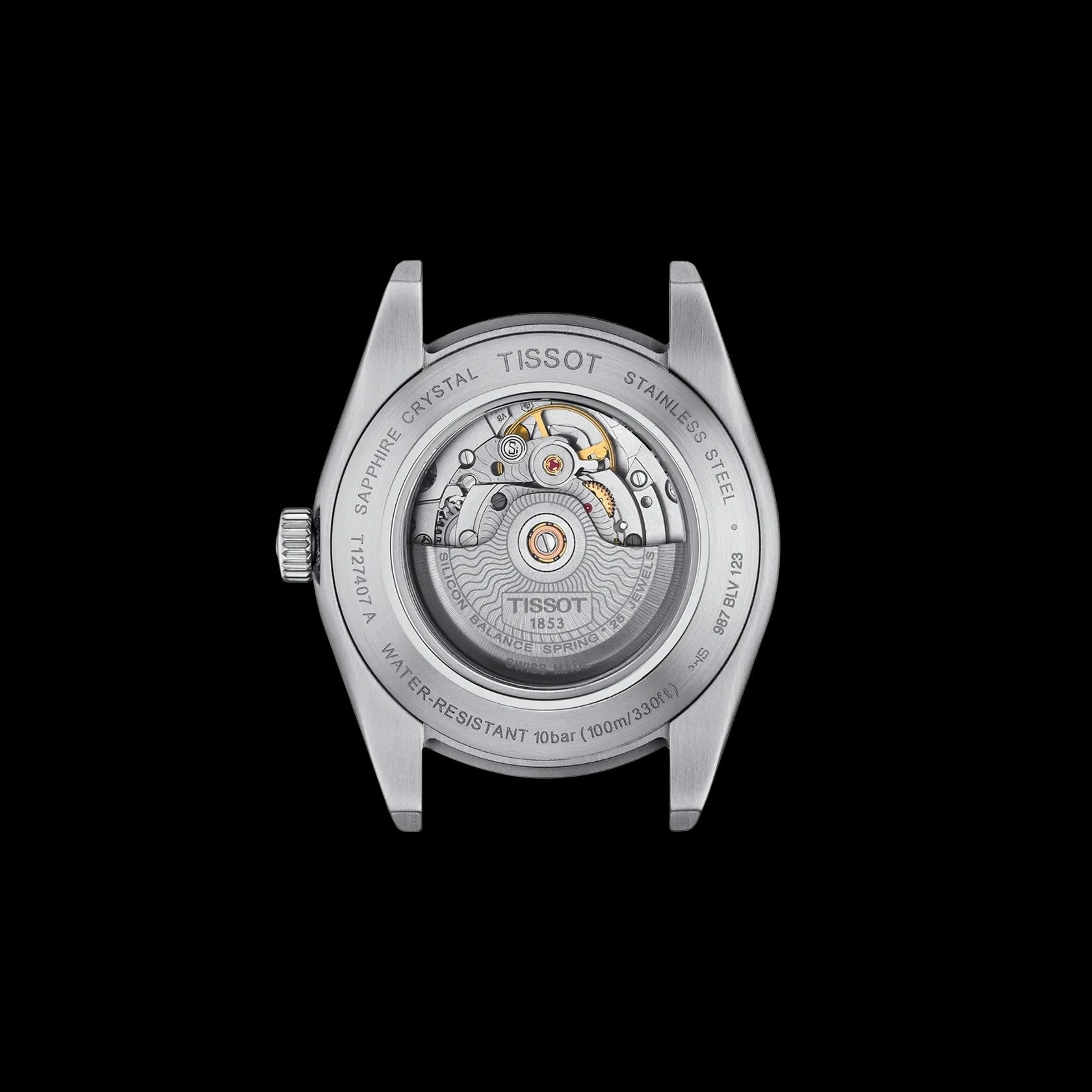 Relógio H. aço p/aço Tissot Gentleman T127.407.11.051.00
