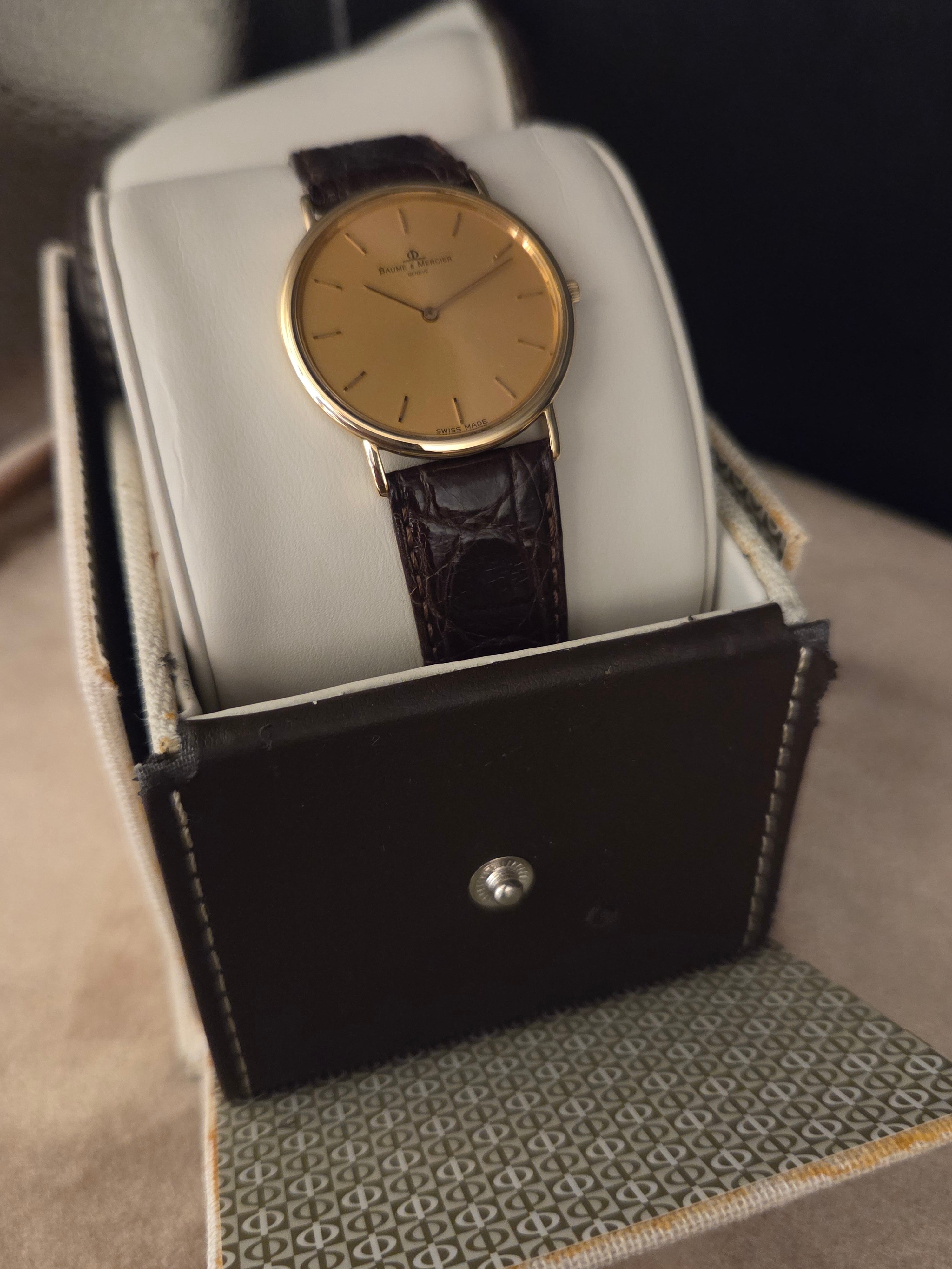 Relógio pulso em ouro Baume & Mercier refª 15600