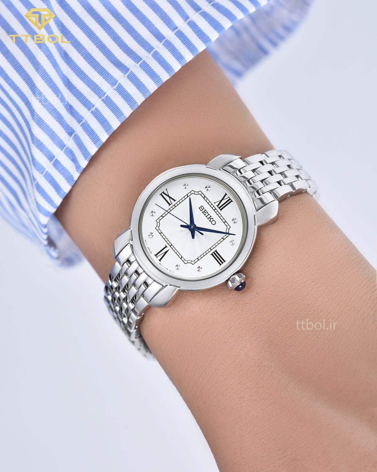 Rel p Sra aço Seiko SUR497P1