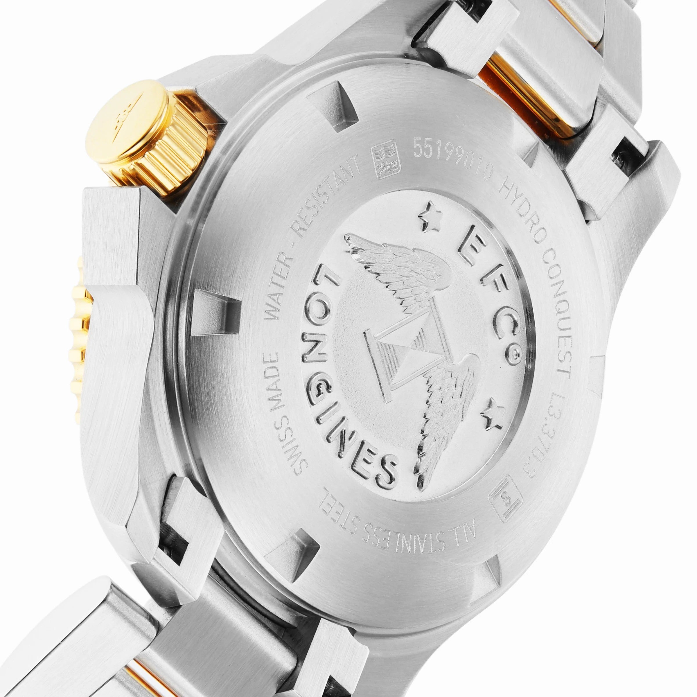 Rel p Sra c/ p aço bicolor Longines L33703876