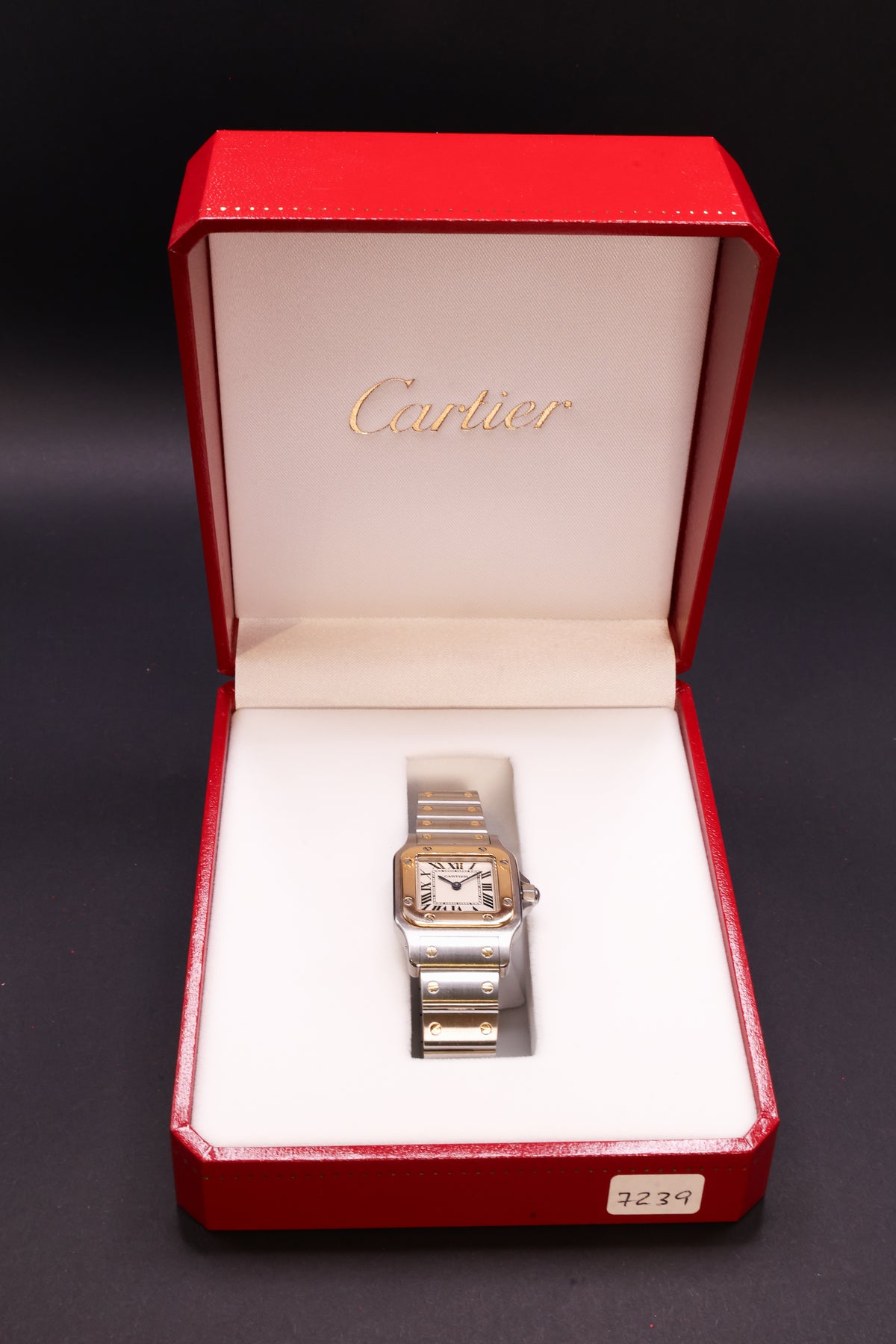 Relógio pulso bicolor Cartier Santos refª 1567