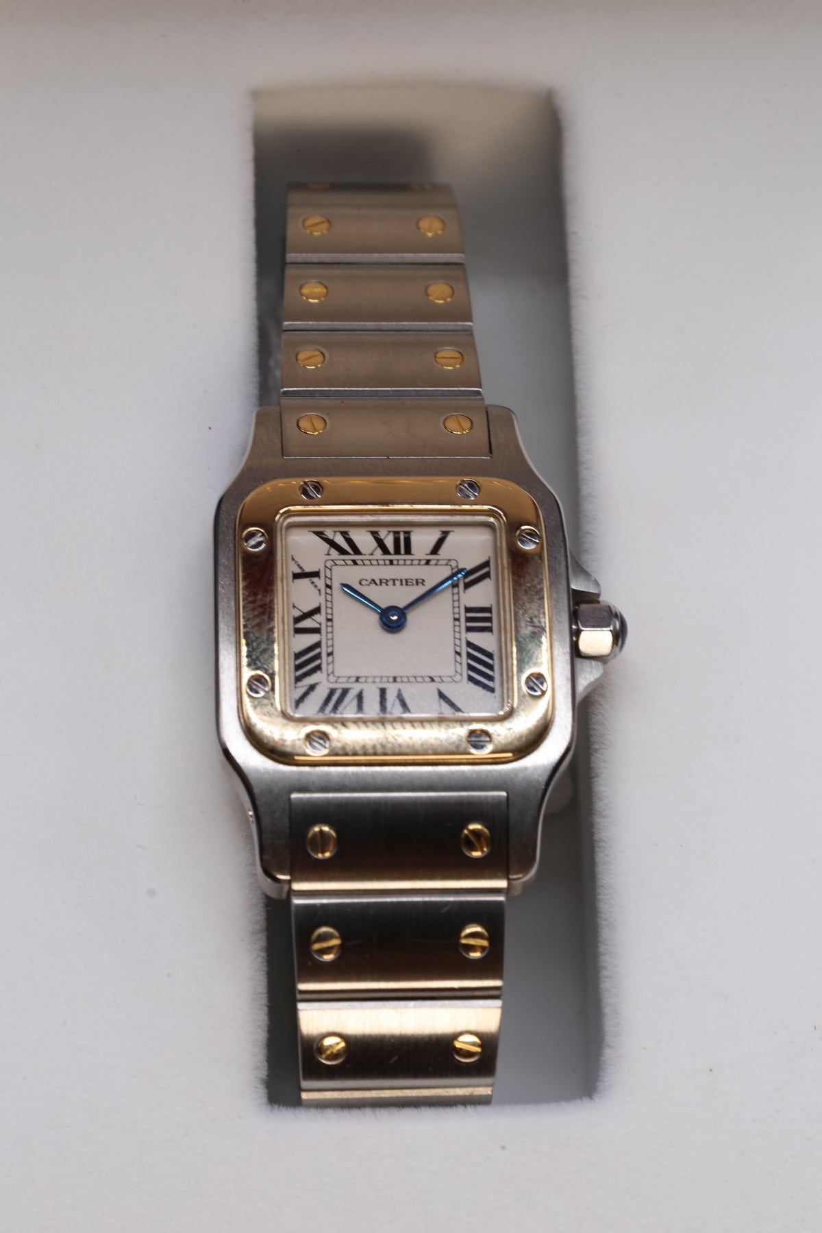Relógio pulso bicolor Cartier Santos refª 1567
