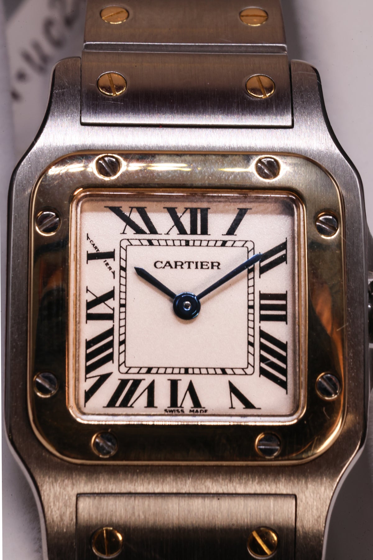 Relógio pulso bicolor Cartier Santos refª 1567