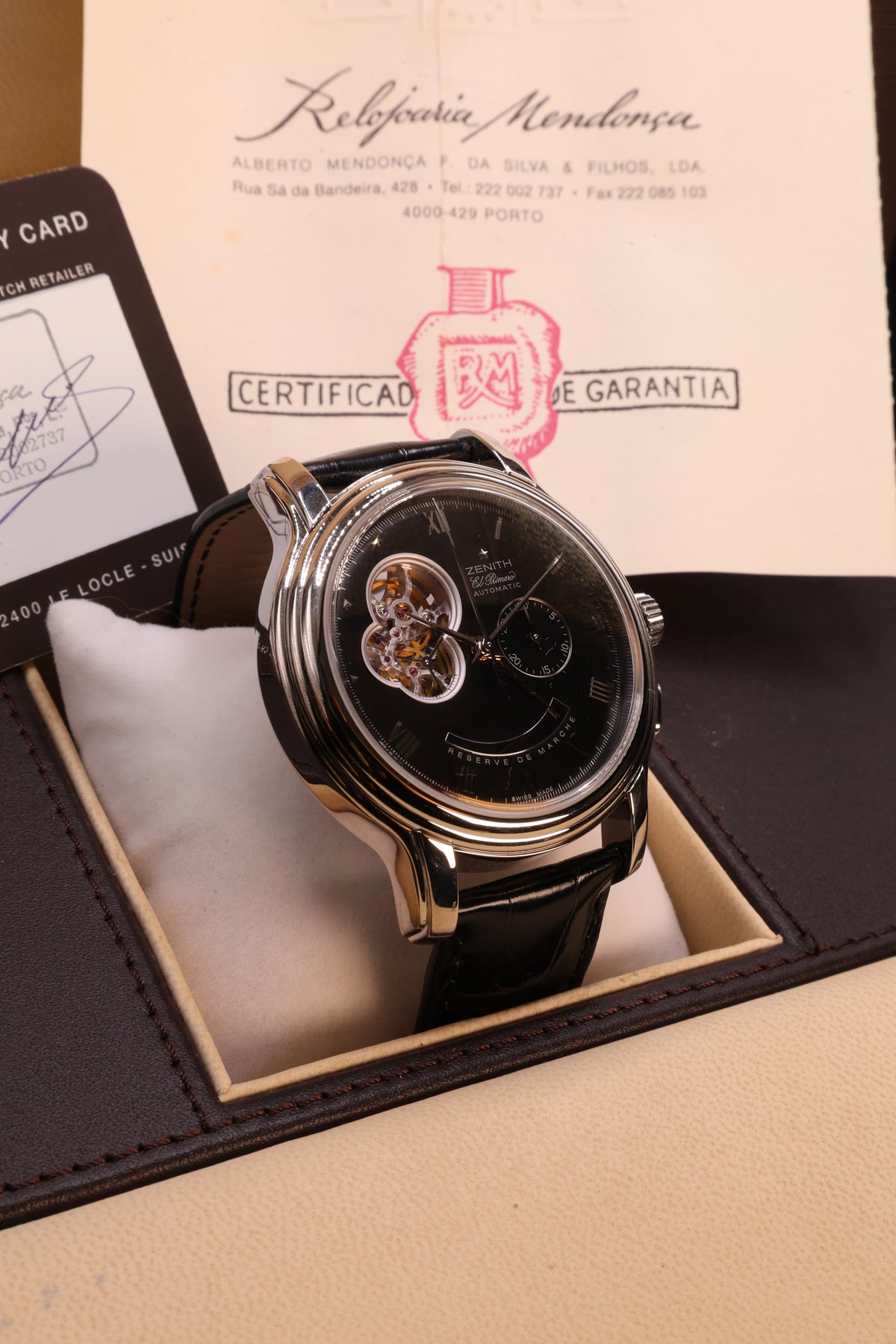 Relógio Zenith El Primero ChronoMaste refª 03.1260.4021