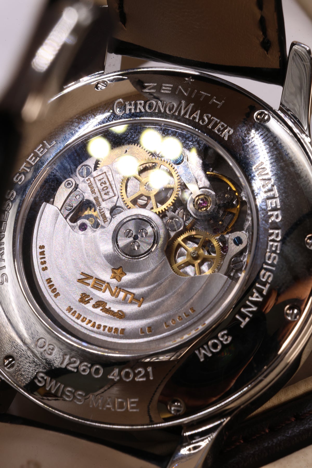 Relógio Zenith El Primero ChronoMaste refª 03.1260.4021
