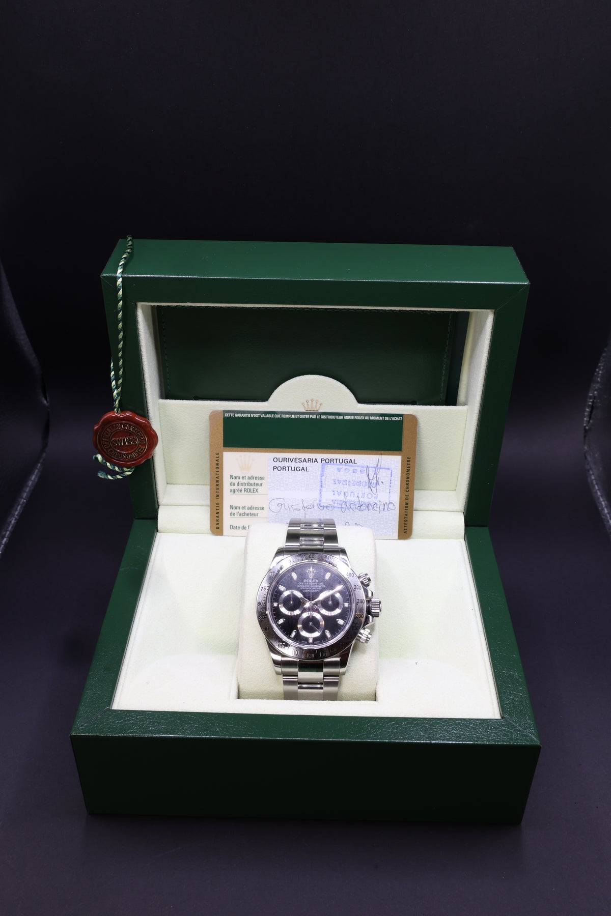 Relógio pulso aço Rolex refª 116520