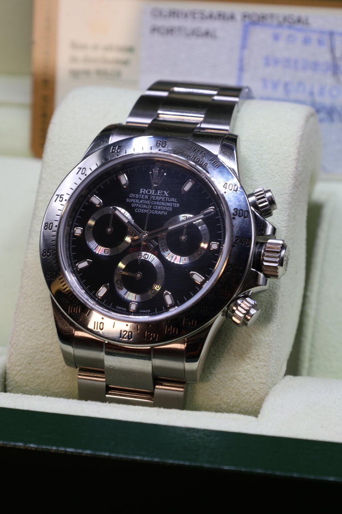 Relógio pulso aço Rolex refª 116520