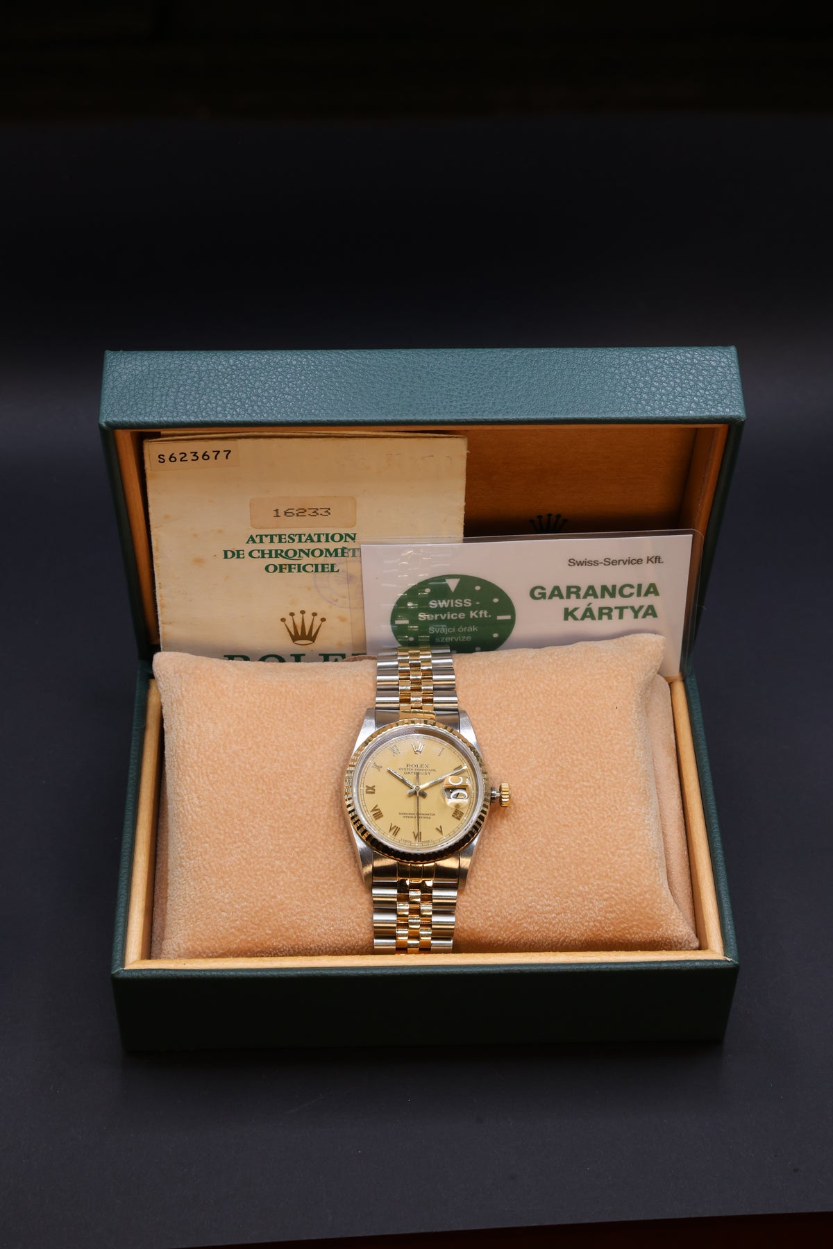 Relógio pulso Rolex Datejust refª 16233