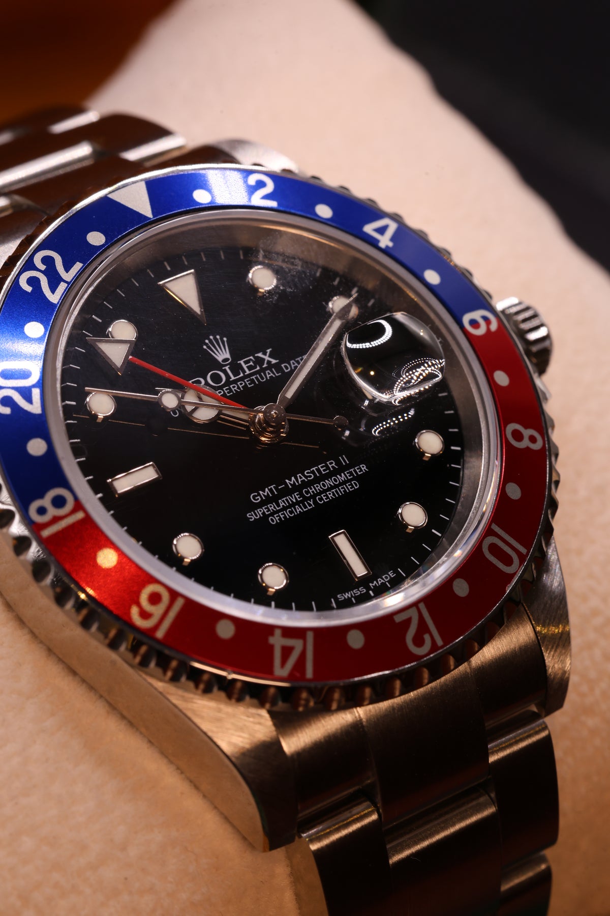 Relógio pulso Rolex GMT-Master II- Stick Dial refª 16710