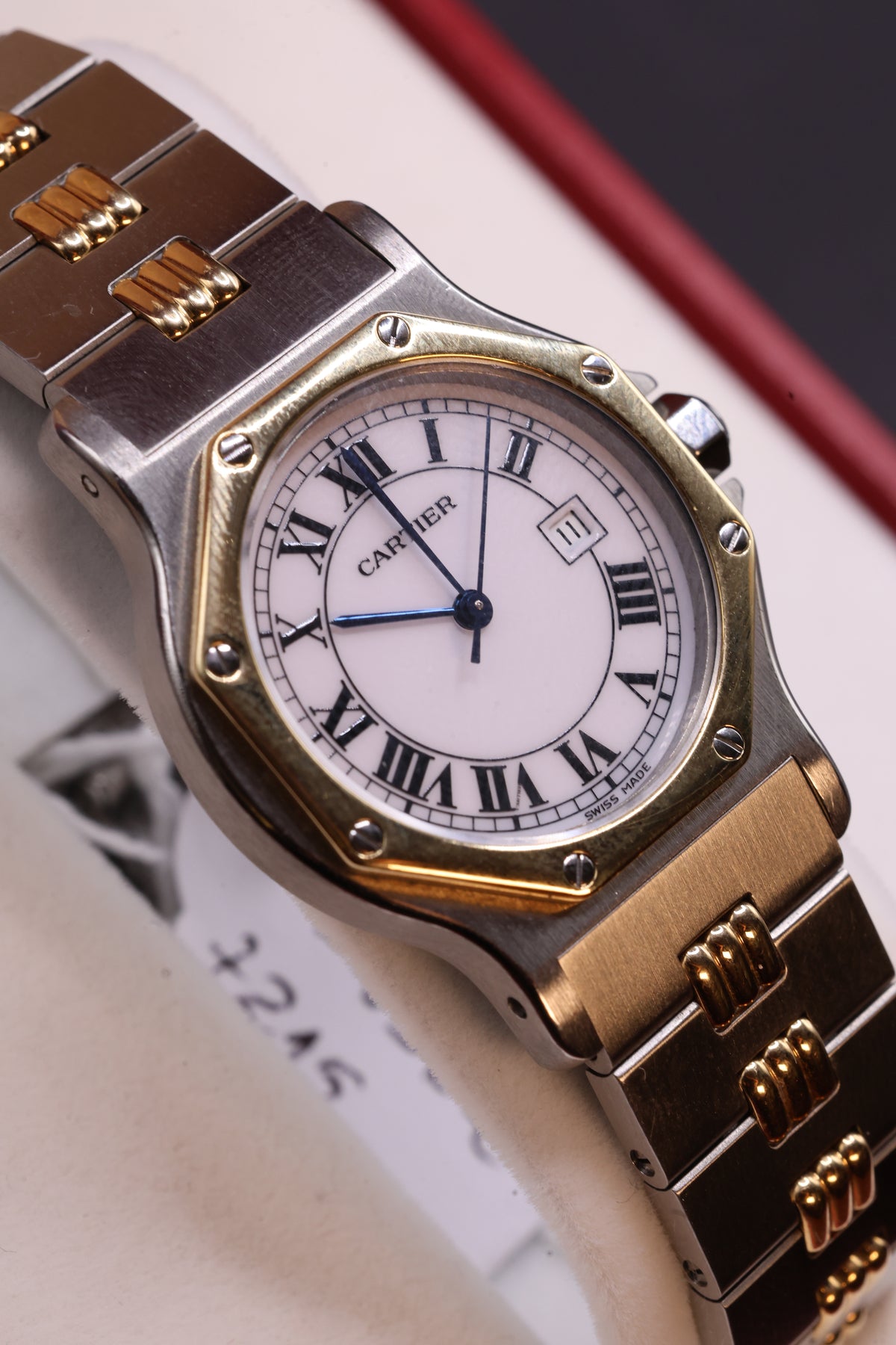 Relógio pulso Cartier Santos Octagon refª 2966