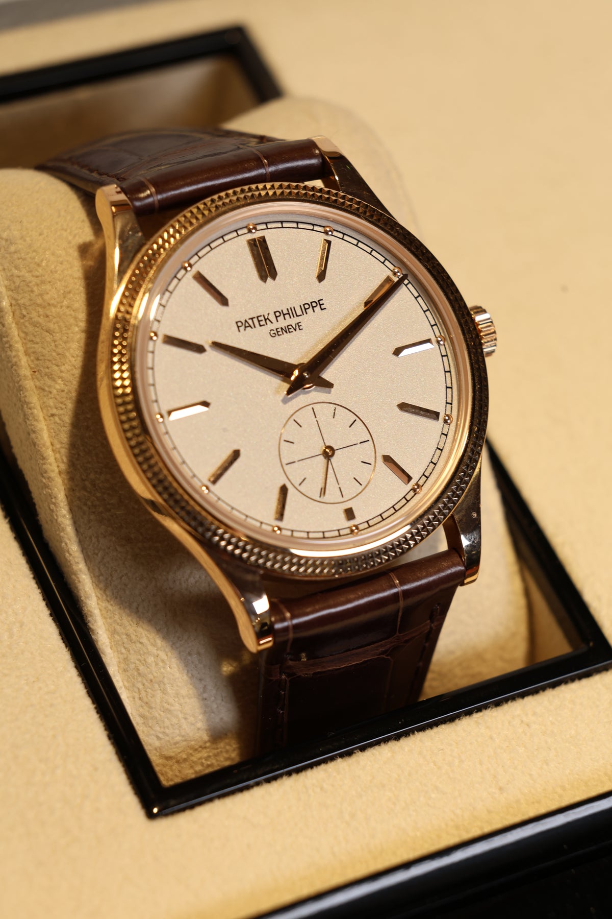 Relógio pulso em ouro Patek Philippe Calatrava refª 6119R