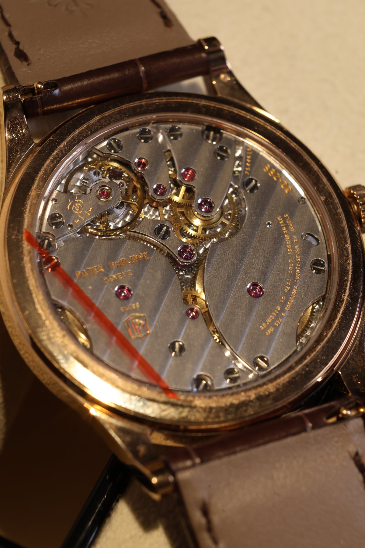 Relógio pulso em ouro Patek Philippe Calatrava refª 6119R