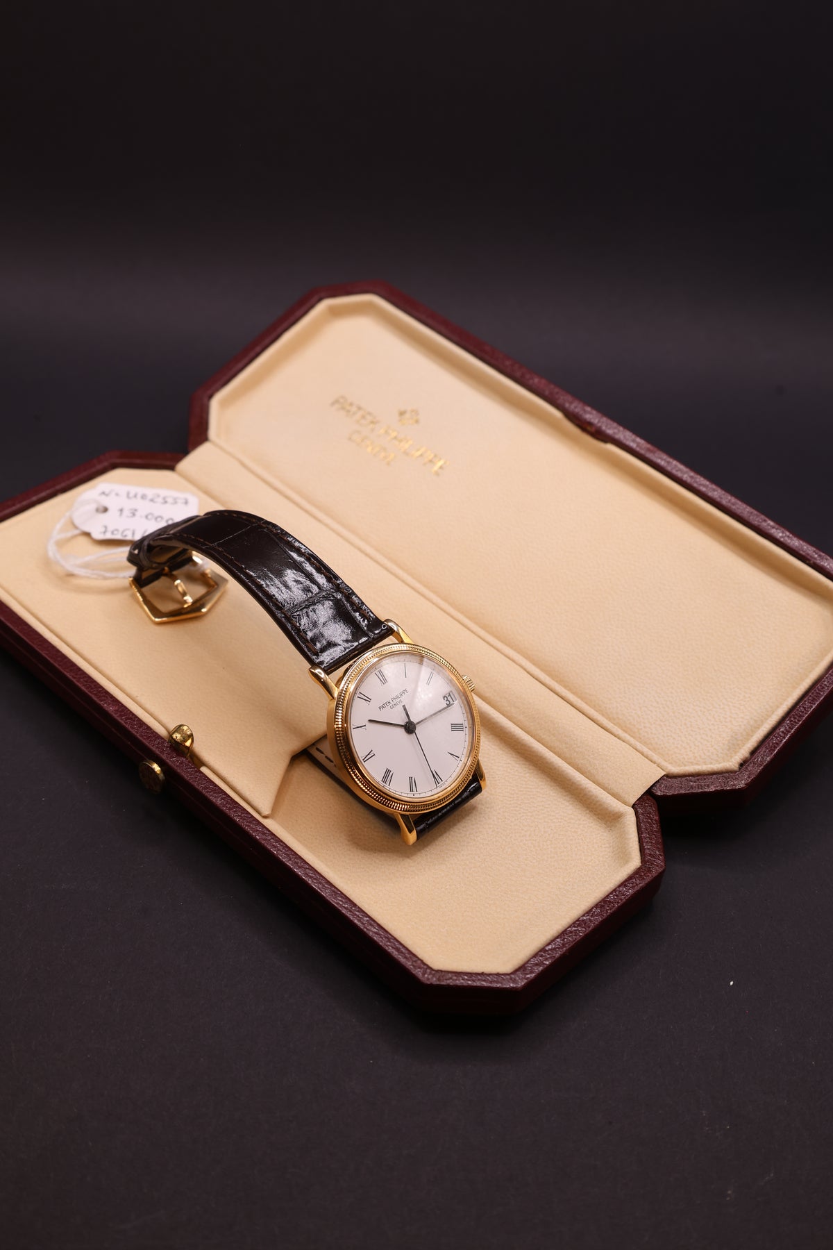 Relógio pulso em ouro Patek Philippe Calatrava refª 3802