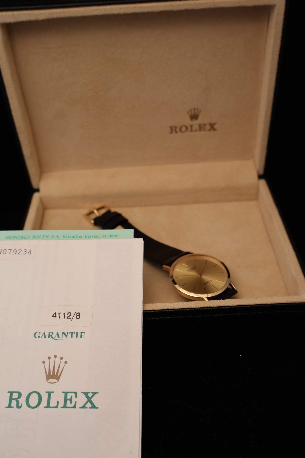 Relógio pulso em ouro Rolex refª 4112/8