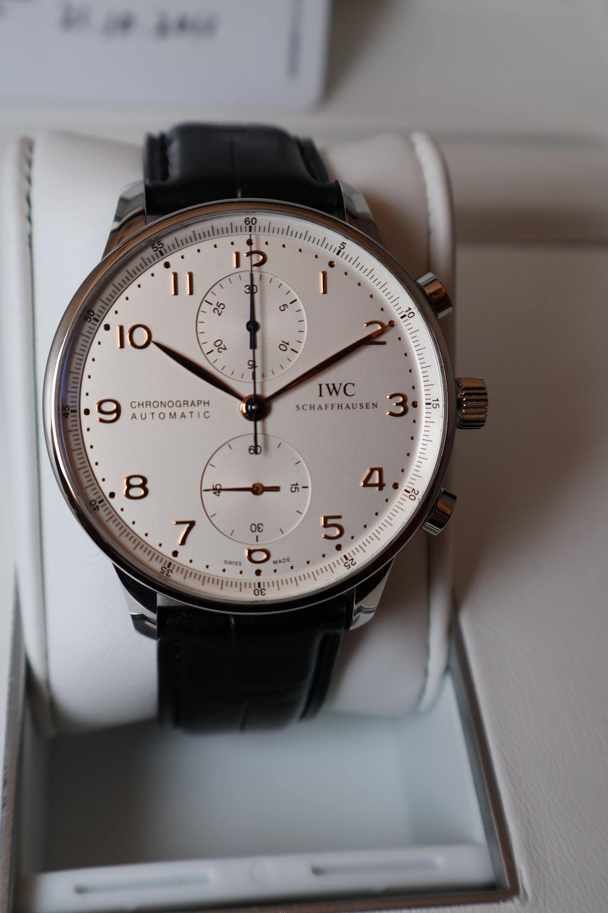 Relógio Pulso Aço IWC Portuguese Ref. IW371446