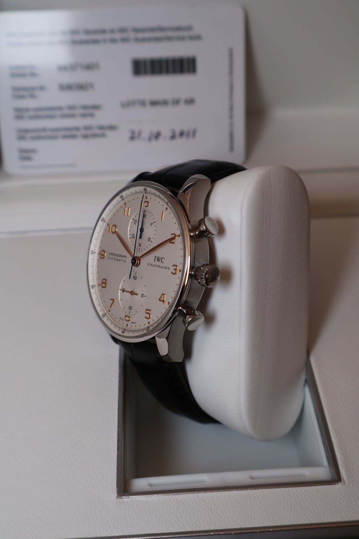 Relógio Pulso Aço IWC Portuguese Ref. IW371446