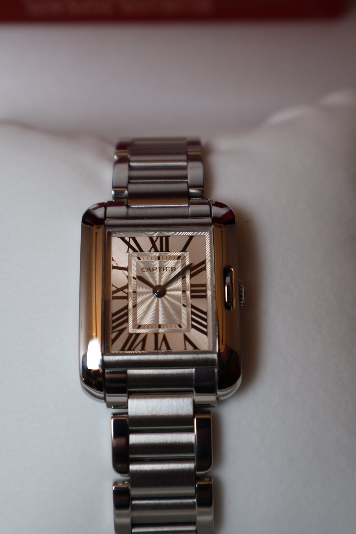 Relógio pulso Cartier Tank Inglês refª W5310022