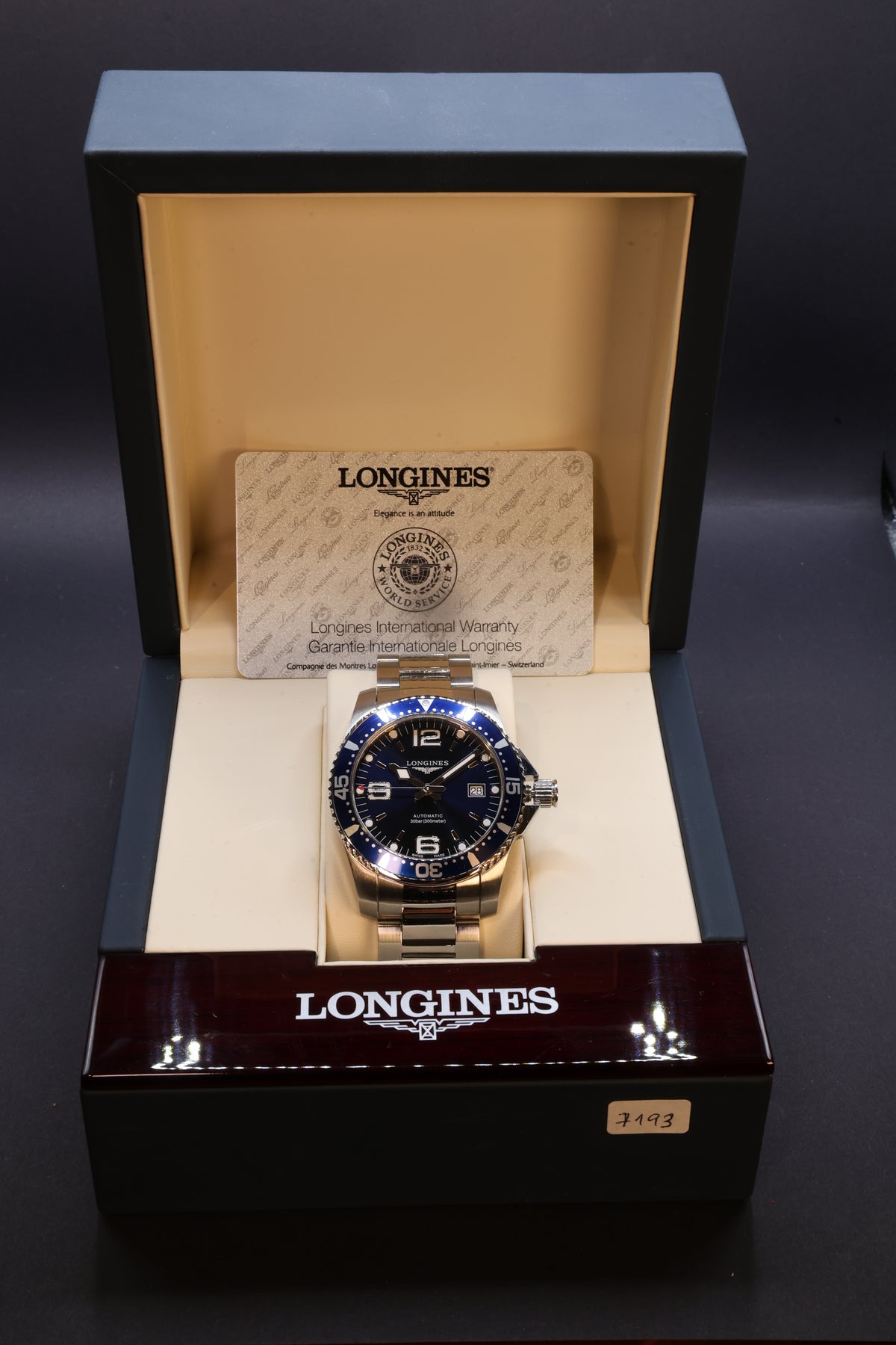 Relógio pulso Longines Hydro Conquest refª L37424966
