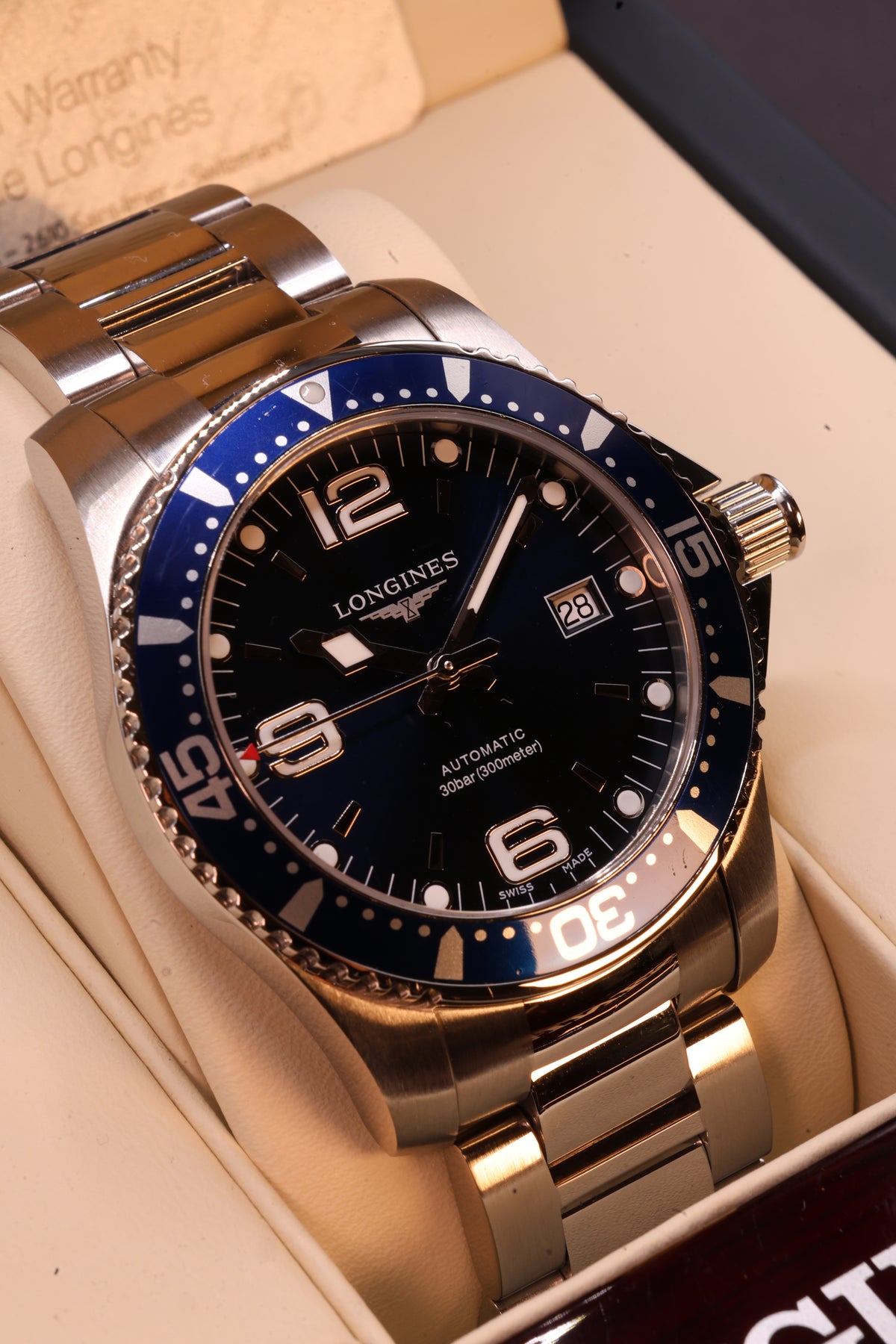 Relógio pulso Longines Hydro Conquest refª L37424966