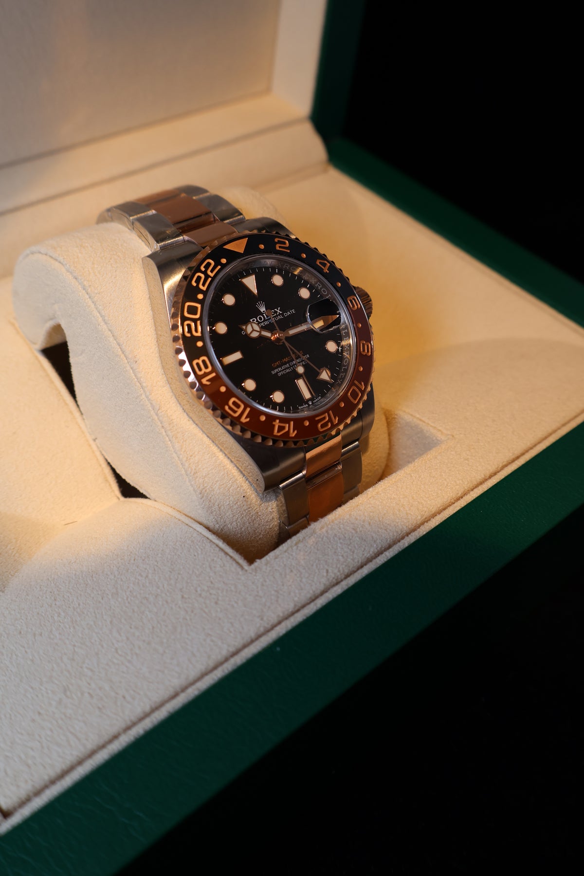 Relógio pulso Rolex GMT-Master II Rootbeer refª 126711CHNR