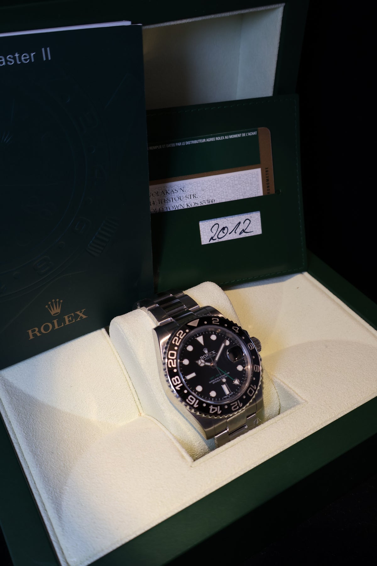 Relógio pulso Rolex GMT-Master II refª 116710LN