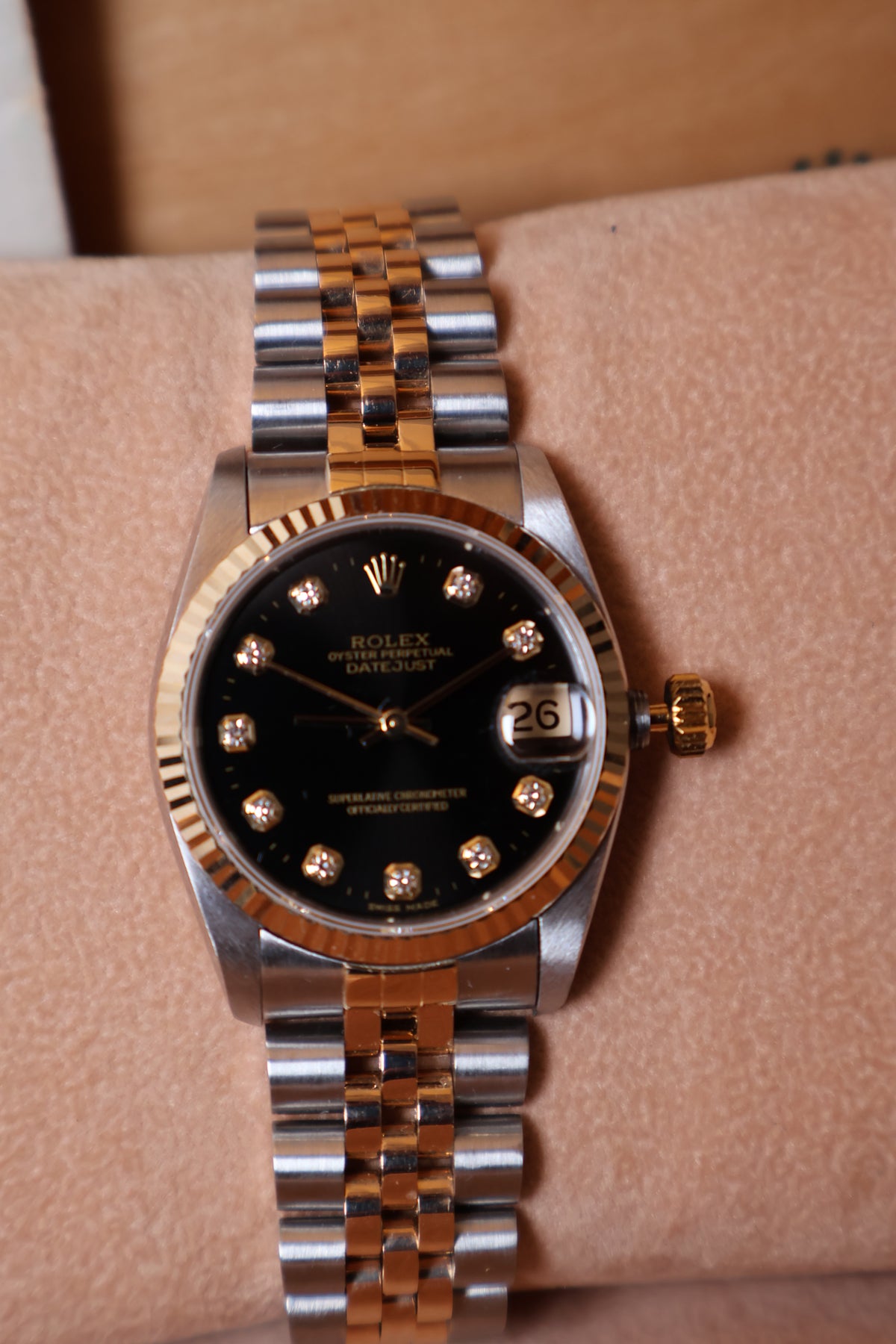 Relógio pulso Rolex DateJust 31mm refª 68273