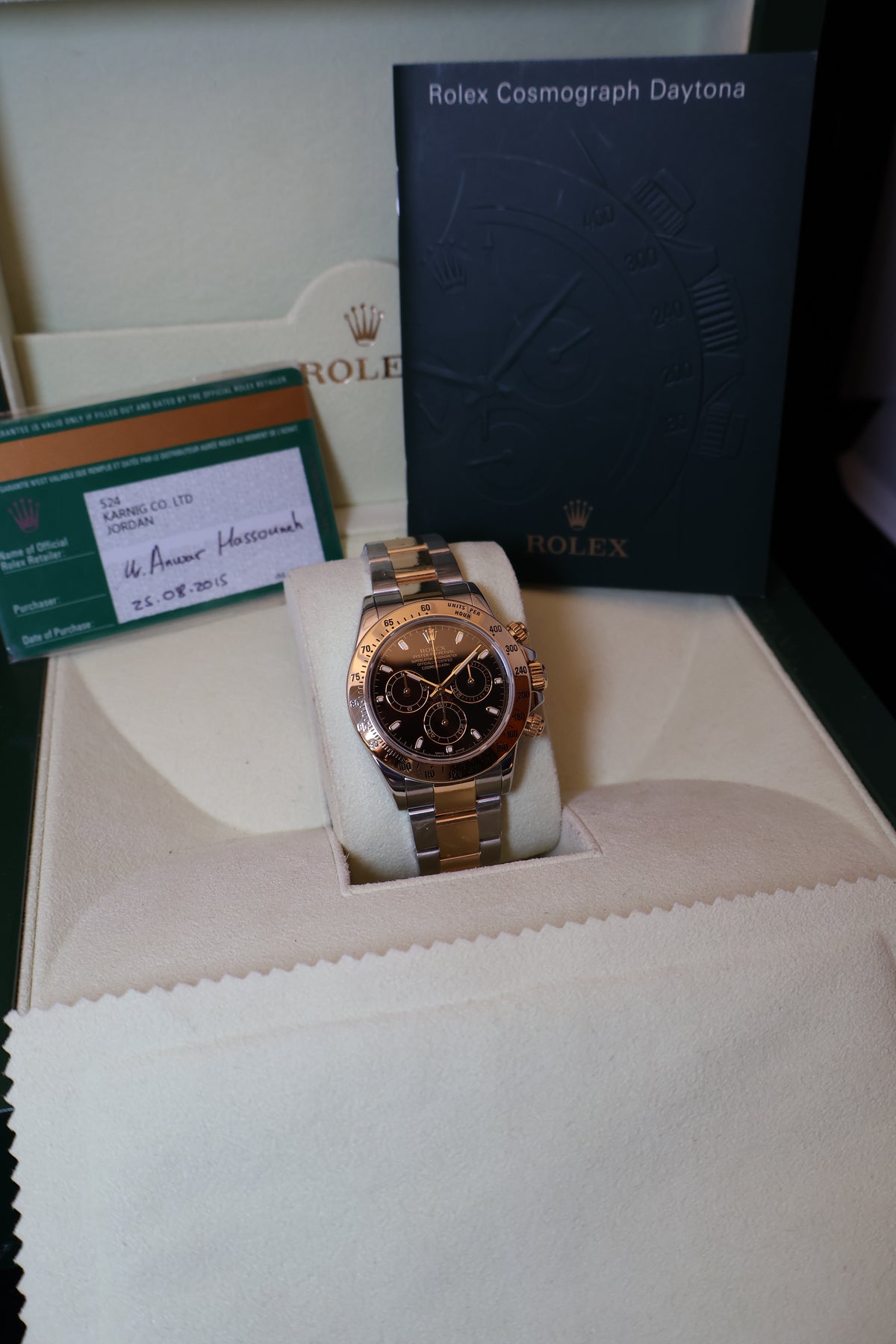 Relógio pulso Rolex Daytona refª 116523