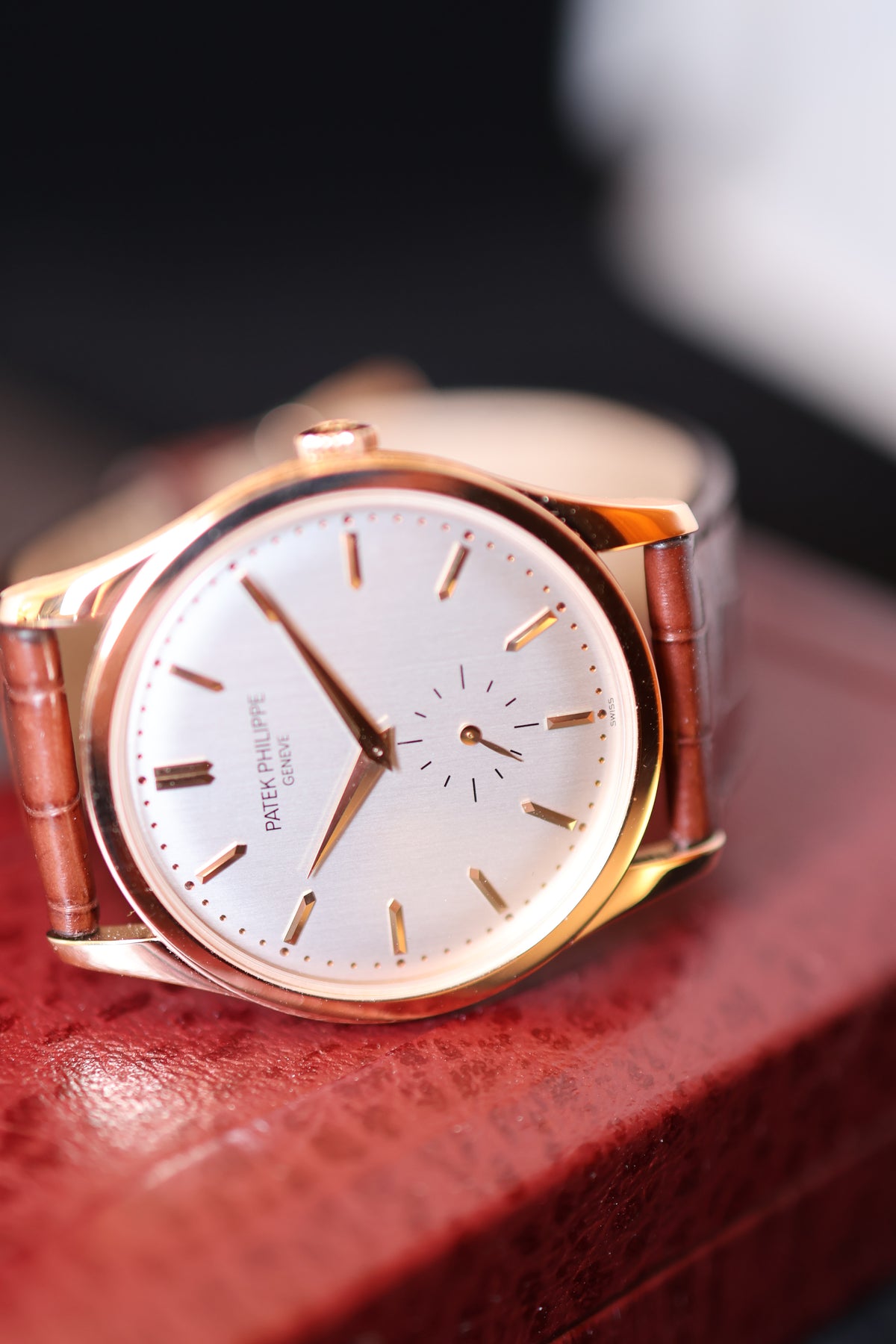 Relógio pulso em Ouro Rosa Patek Philippe Calatrava refª 5196R