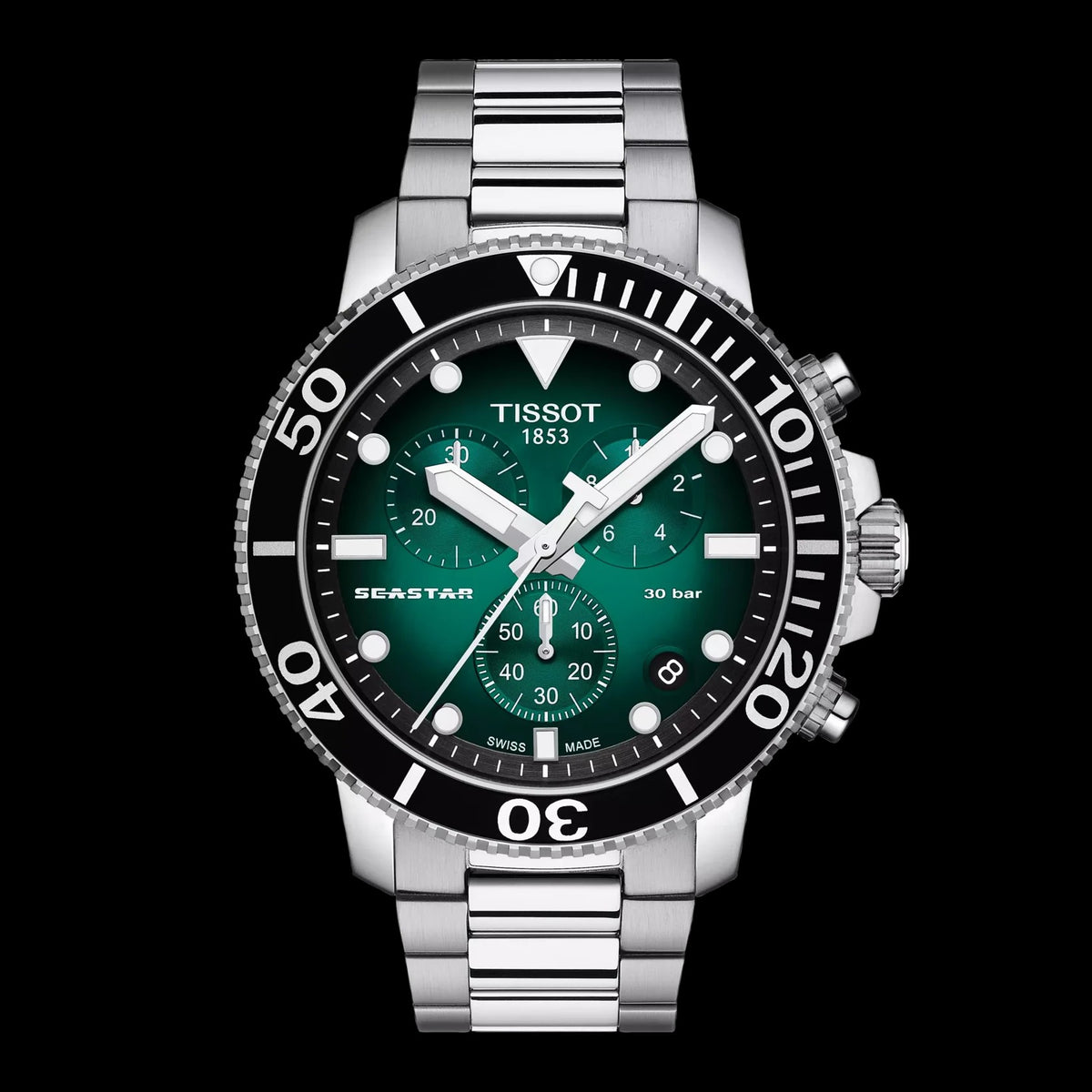 Relógio pulso aço p/aço Tissot Seastar T120.417.11.091.01