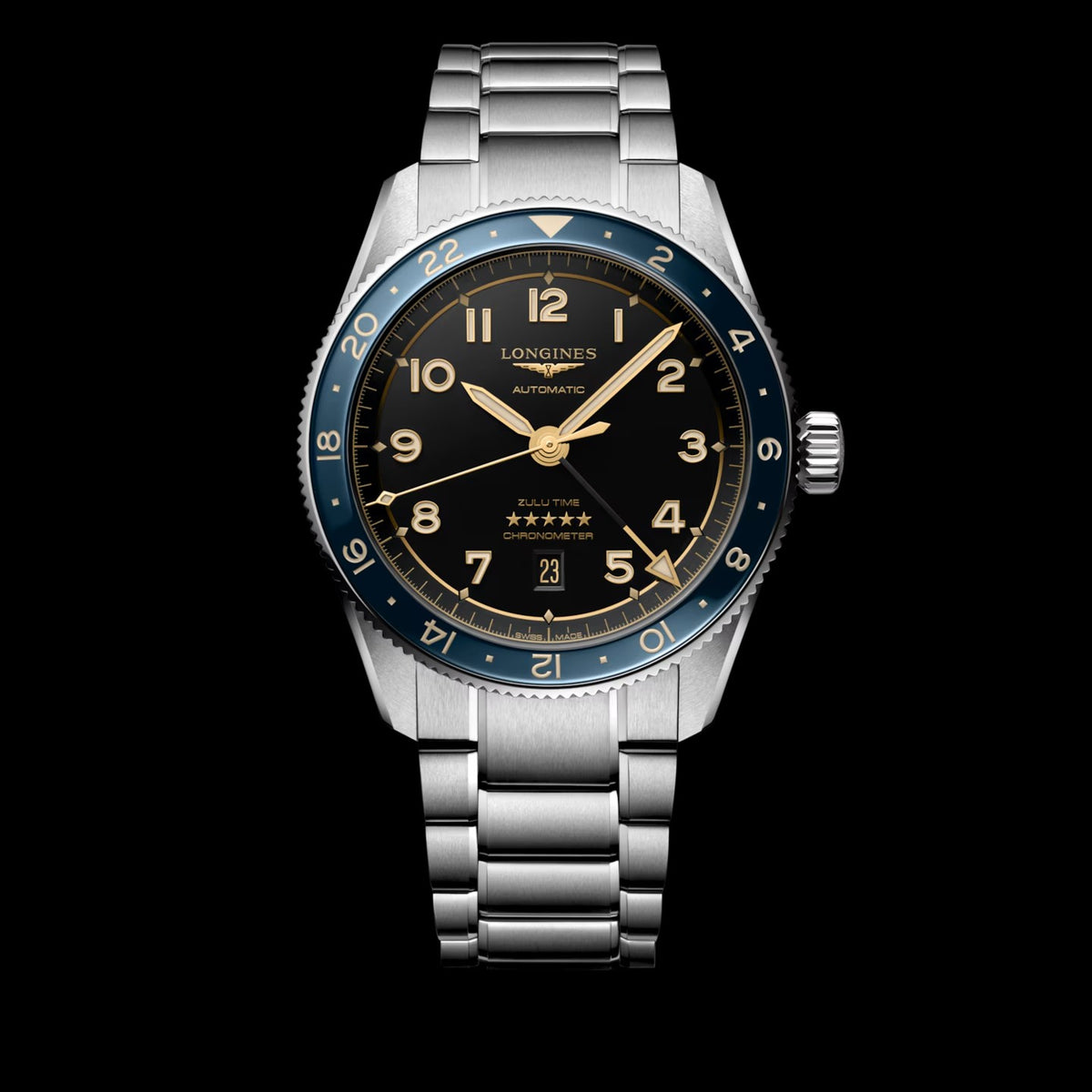 Relógio Longines Spirit Zulu Time L38124606
