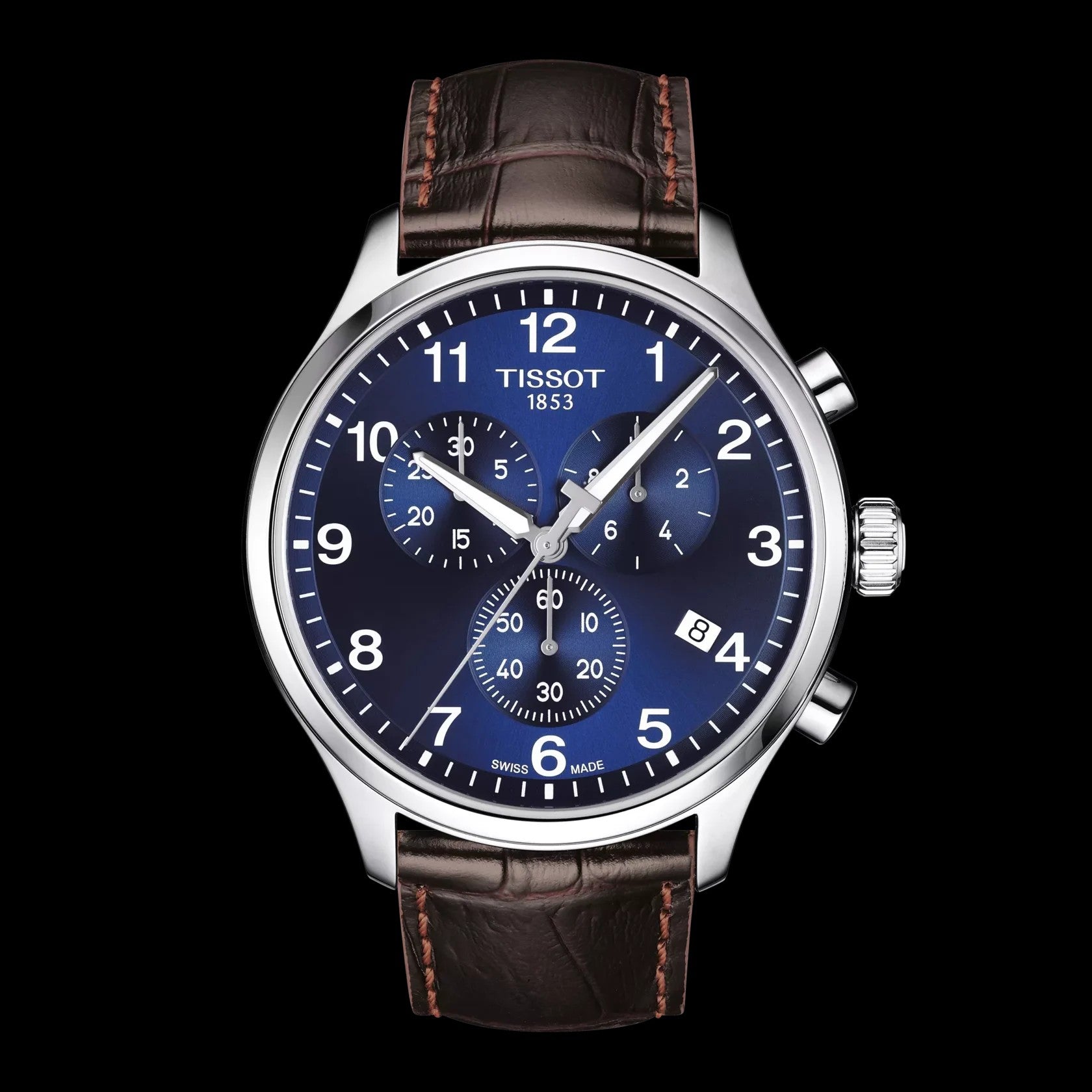 Relógio H. aço p/pele Tissot XL T116.617.16.047.00