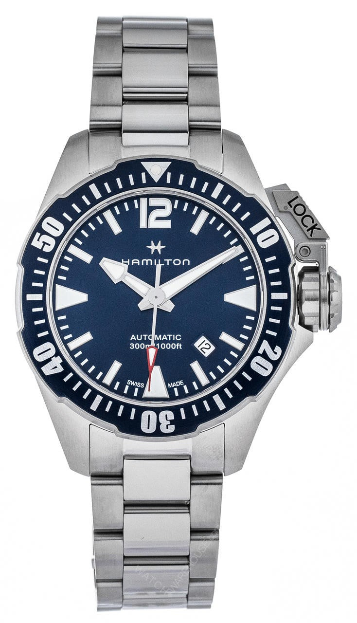Rel pulso H c/ p aço Hamilton H77705145