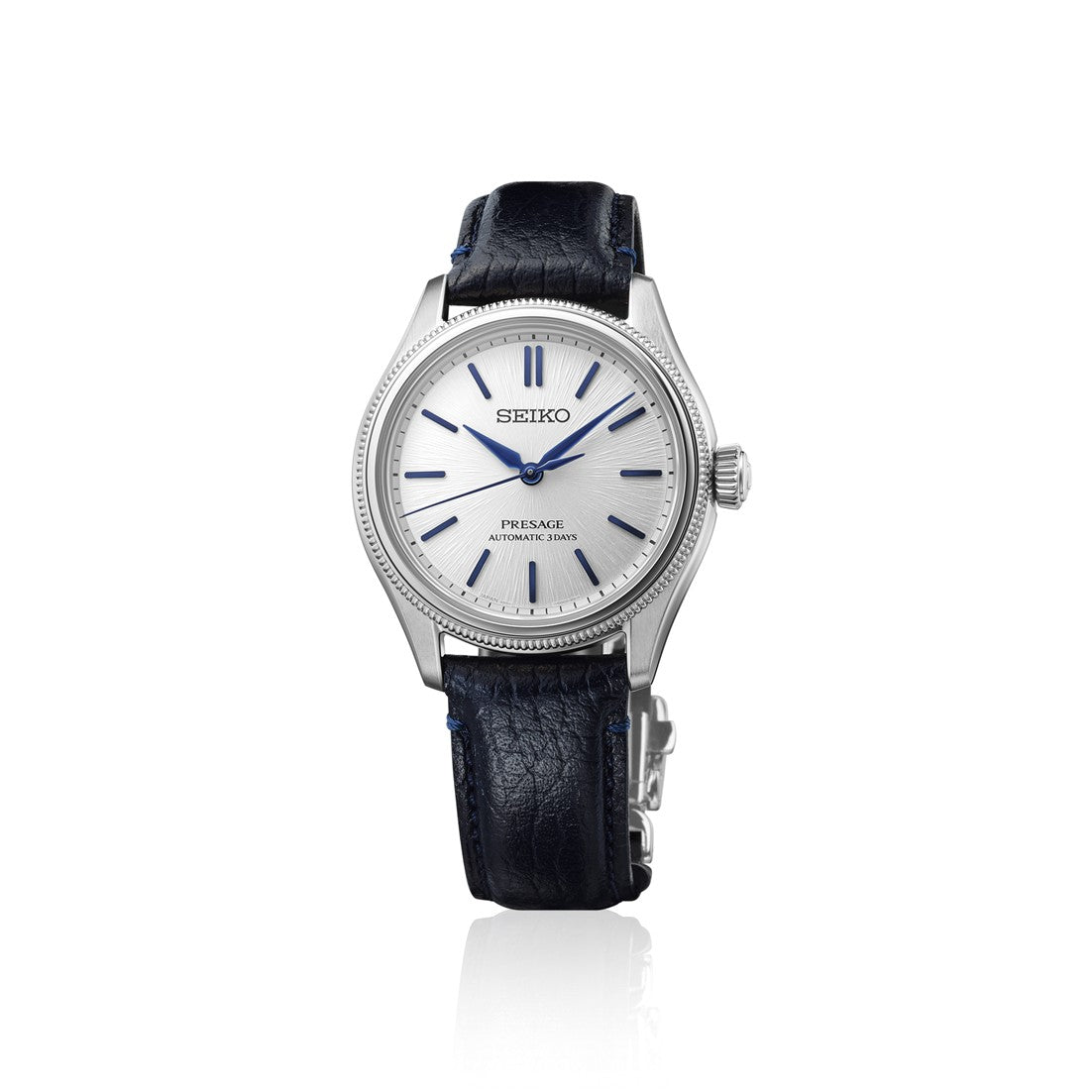 Relógio pulso aço p/pele Seiko Pressage HCC004J1