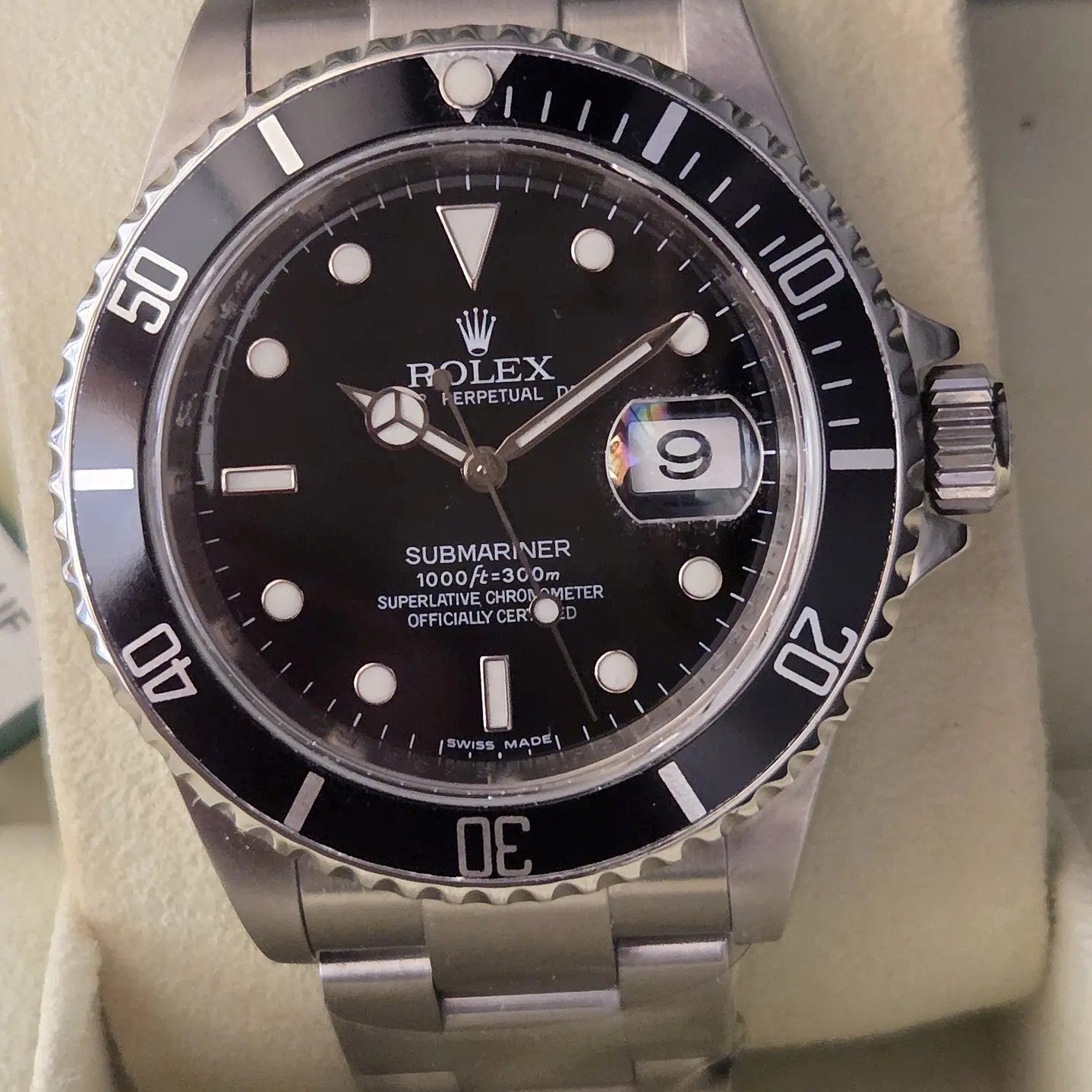 RELÓGIO ROLEX AÇO/AÇO REFª 16610 Nº  86Z76739