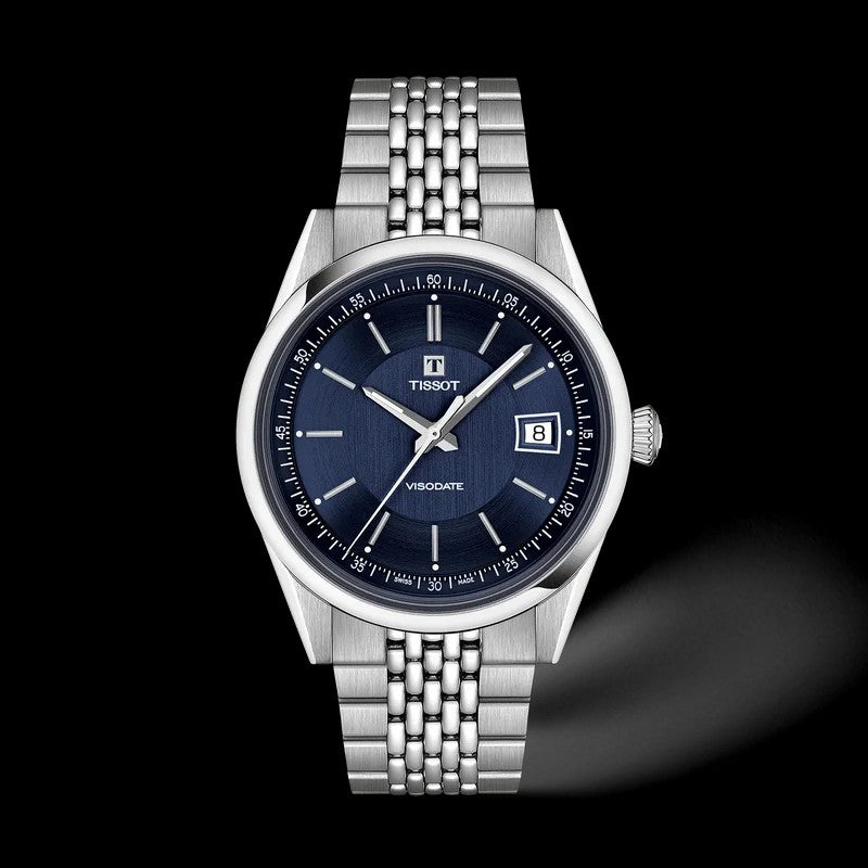 Relógio H. ço p/aço Tissot Visodate T157.407.11.041.00