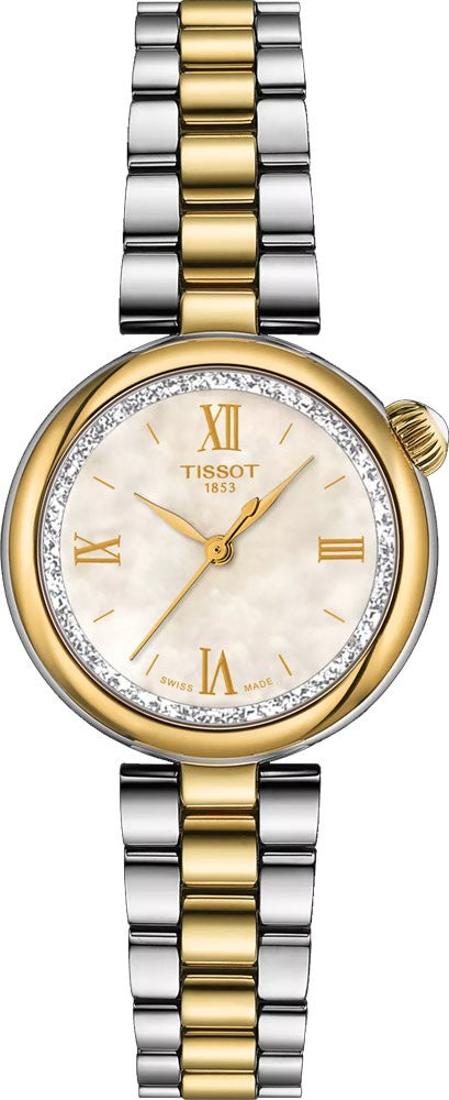 Rel p Sra c/ p aço bicol Tissot T152.010.22.118.01
