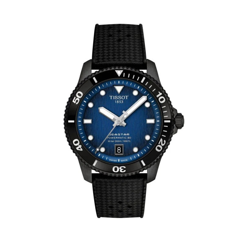 Relogio pulso H. PVD p/borracha Tissot T120.807.37.041.00
