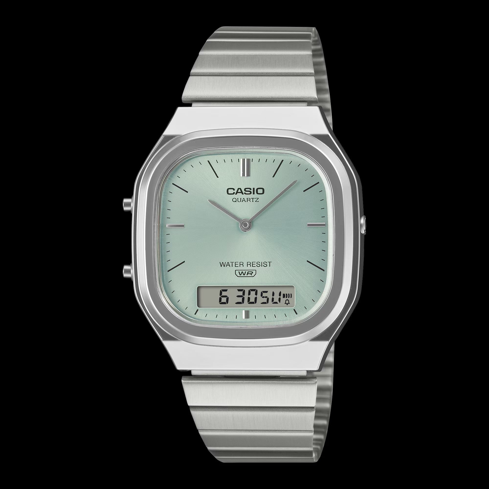 Relógio pulso aço p/aço Casio AQ-240E-2AEF