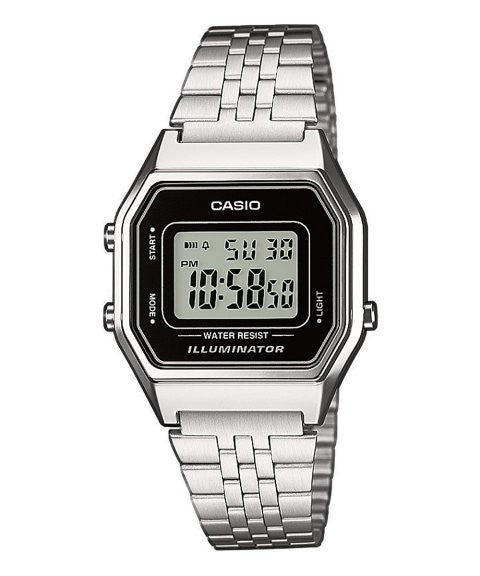 Rel p Sra aço/aço digi Casio LA680WEA-1EF