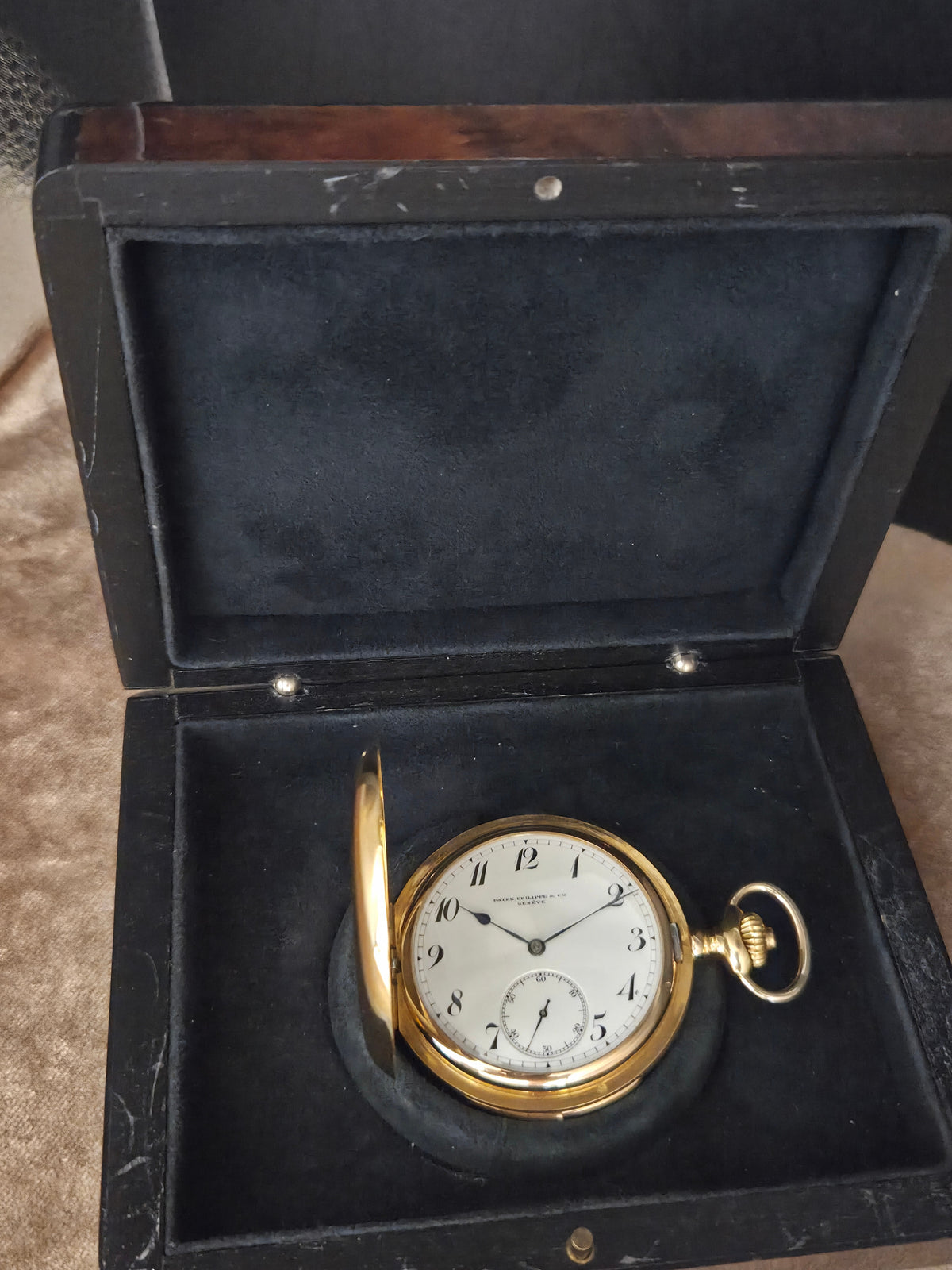 Relógio bolso em ouro Patek Philippe Repetição de minutos